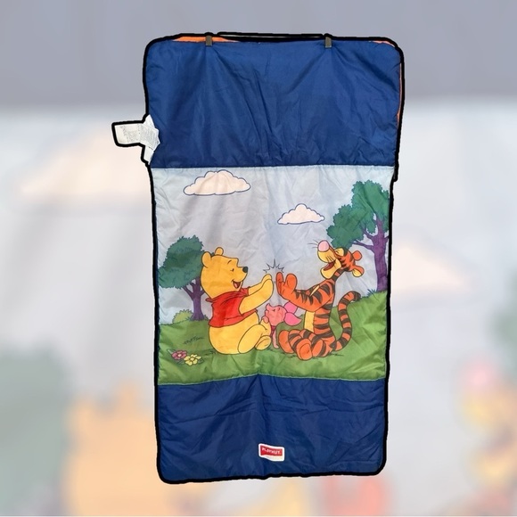 Disney Other - Vintage Winnie the Pooh Tigger Kids Sleeping Bag Camping Playhut 27"x56"